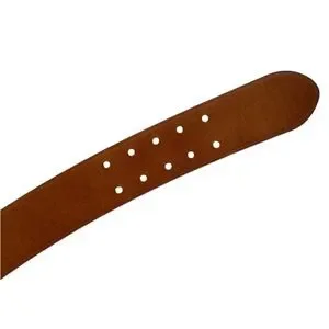 Ralph Lauren Cognac Brown Double Prong Wide Leather Belt Size Medium Ralph Lauren Brown Double Prong Wide Leather Belt Size  main image 3